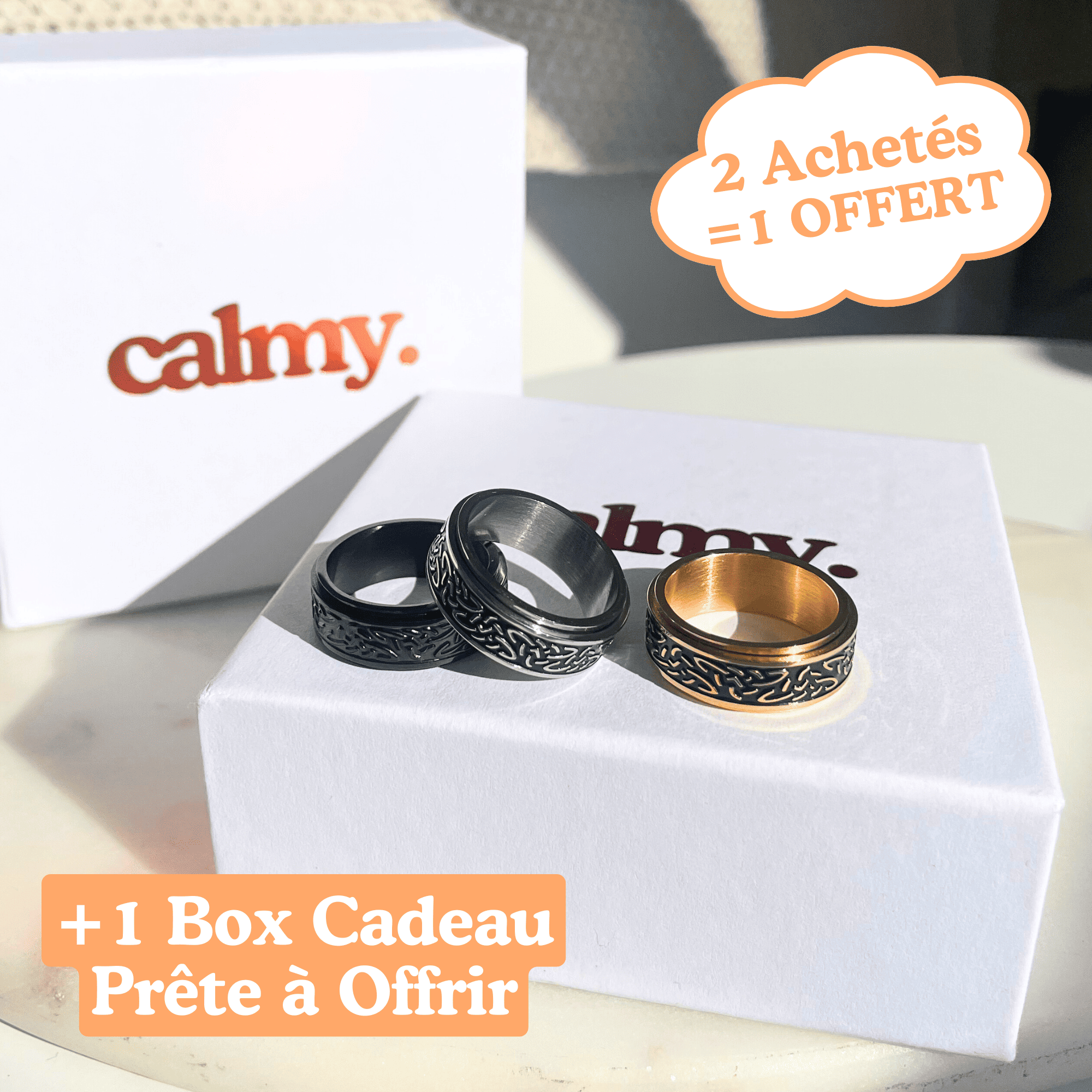 Anneau Anti-Stress Homme - Scandinave