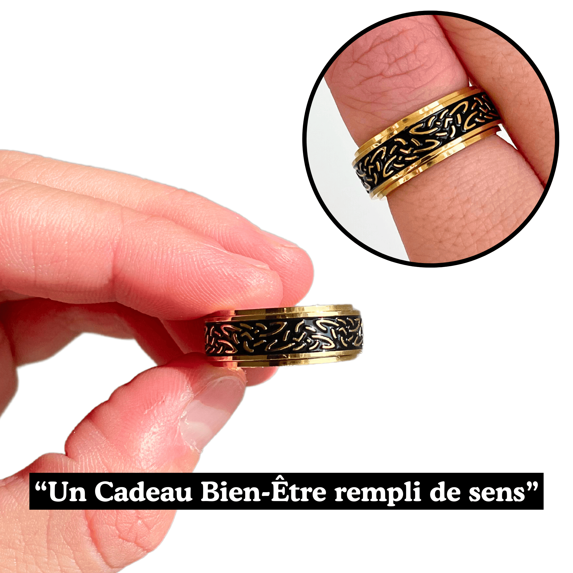 Anneau Anti-Stress Homme - Scandinave