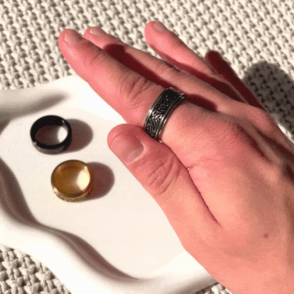 Anneau Anti-Stress Homme - Scandinave