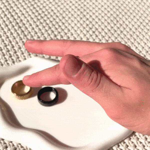 Anneau Anti-Stress Homme - Écaille