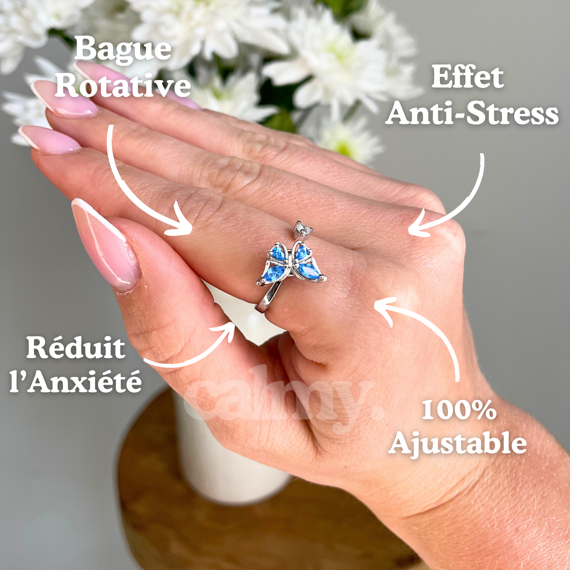 Bague Anti-Stress - Papilia
