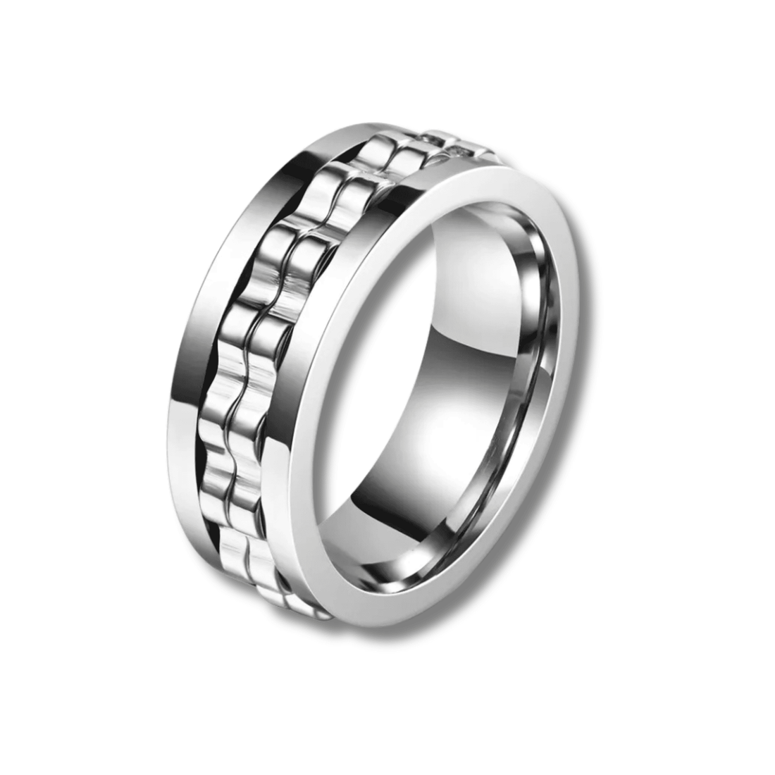 Anneau Anti-Stress Homme - Engrenage