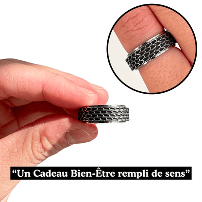 Anneau Anti-Stress Homme - Écaille