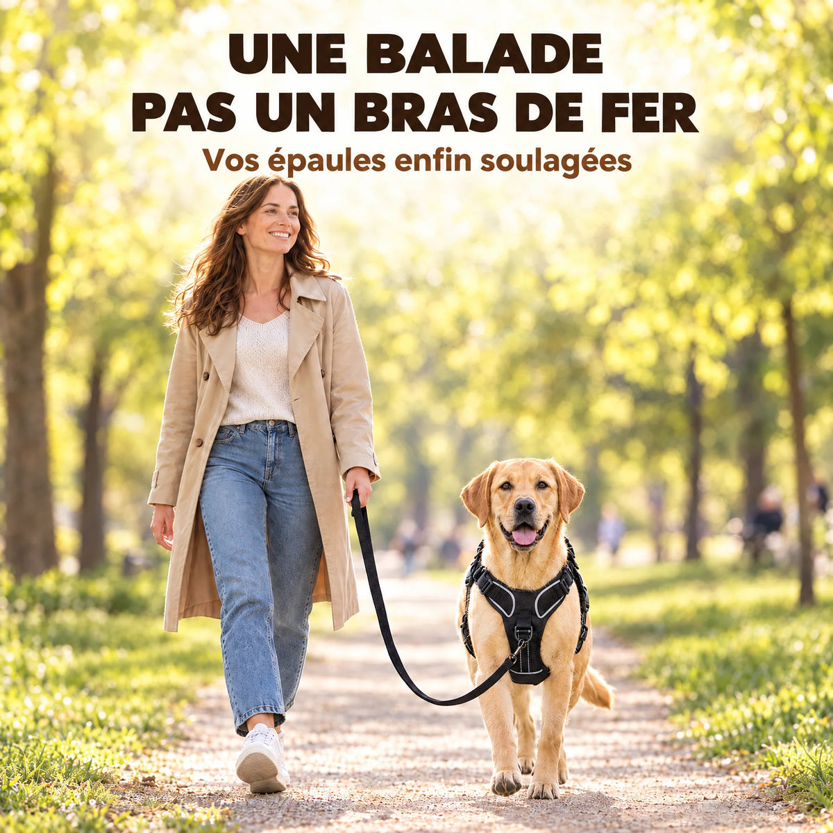 HARNAIS ANTI-TRACTION POUR CHIEN