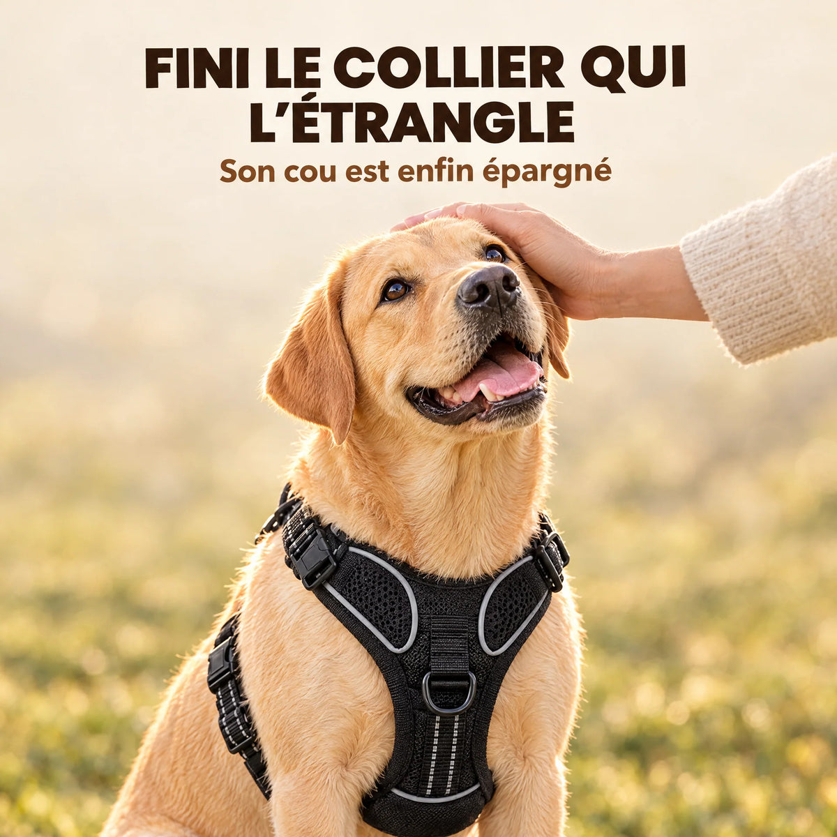 HARNAIS ANTI-TRACTION POUR CHIEN